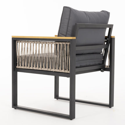 Pamapic 4 Pieces Modern Patio Conversation Sets with Cushion Pamapic