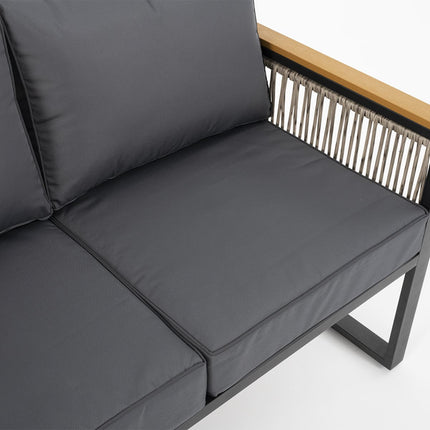 Pamapic 4 Pieces Modern Patio Conversation Sets with Cushion Pamapic