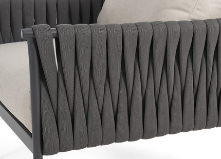 Axis Woven Rope Outdoor Sectional Set, 7-Piece Pamapic