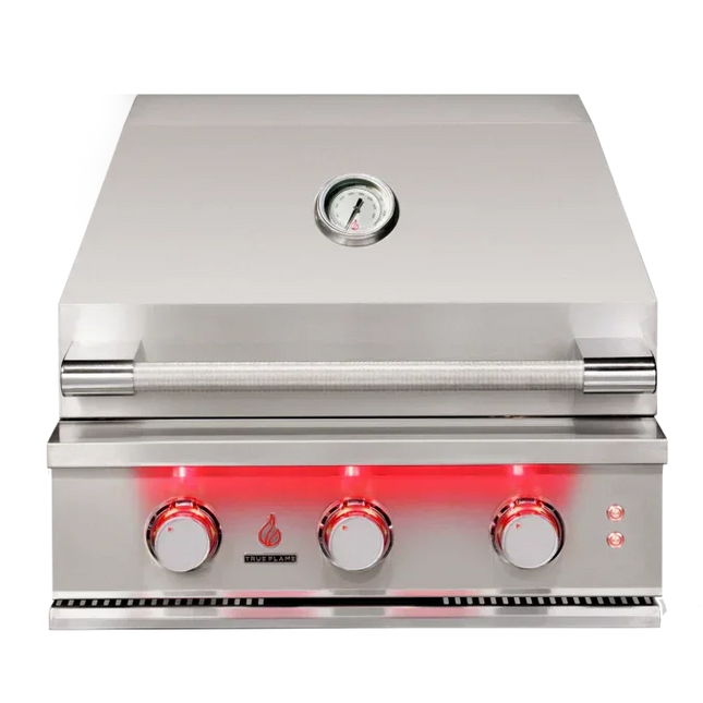 TrueFlame 25-Inch 3-Burner Built-In Gas Grill