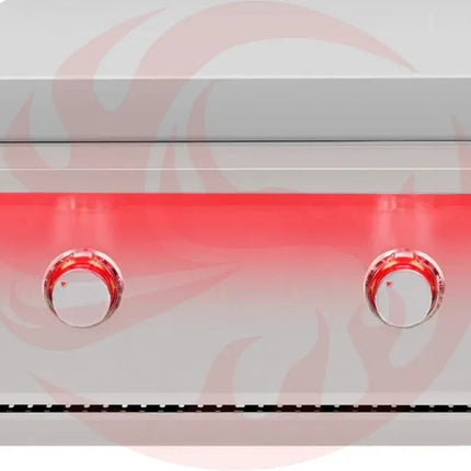 TrueFlame 30-Inch Built-In Gas Commercial Style Flat Top Griddle Designing Backyards