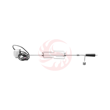 TrueFlame Rotisserie Kit for 25-Inch Grill Designing Backyards