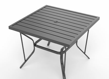 Pamapic 7-Piece Textilene Outdoor Dining Set - Swivel Chairs, Rust-Resistant Table & Ultimate Backyard Vibes Pamapic