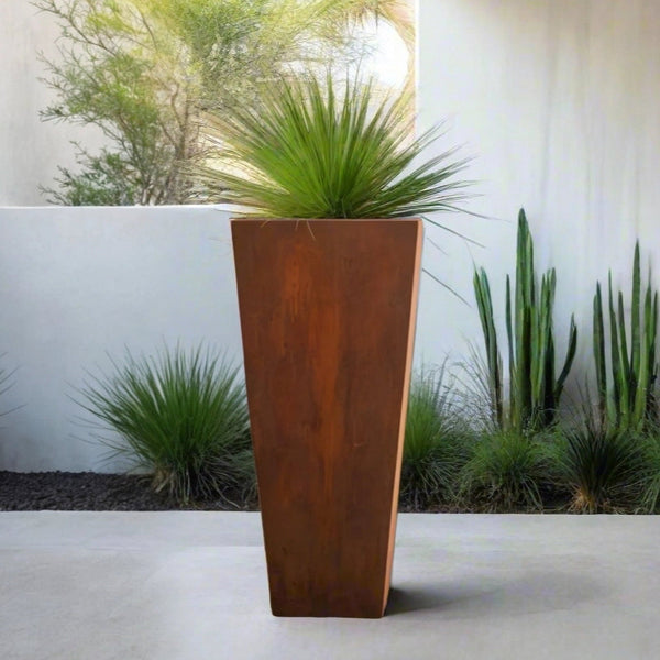Corten Steel Tapered Planter - Your Plants' New Luxury Penthouse (FREE SHIPPING!)