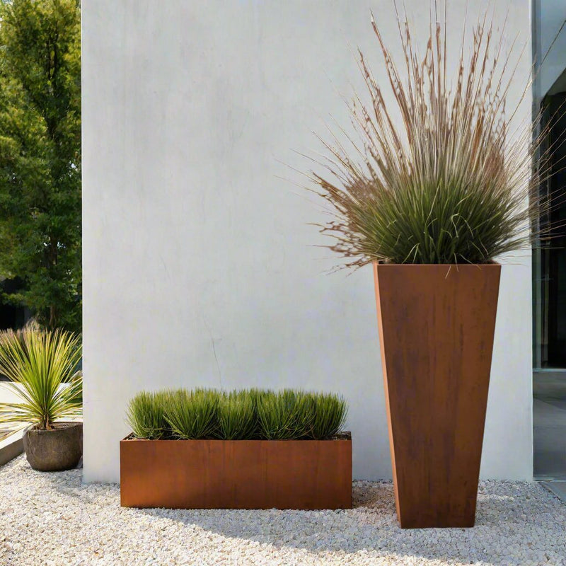 Corten Steel Tapered Planter - Your Plants' New Luxury Penthouse (FREE SHIPPING!)