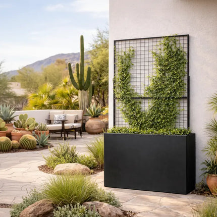 Steel Edge Planter with Trellis - FREE SHIPPING! MK Design Elements