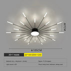 B style - 20 heads / gold / Neutral light
