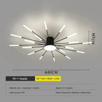 B style - 18 heads / gold / Neutral light