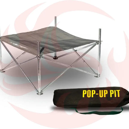 Portable Pop-Up Fire Pit 24 Ultra Lite – Lightweight & Collapsible - Phoenix Fire Art Store