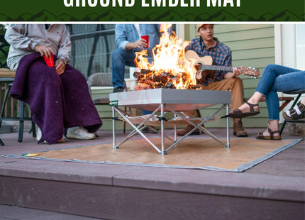 Backyard Fire Pit Bundle – Pop-Up Pit & Heat Shield - Phoenix Fire Art Store