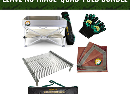 Portable Fire Pit Kit - Leave No Trace Bundle - Phoenix Fire Art Store