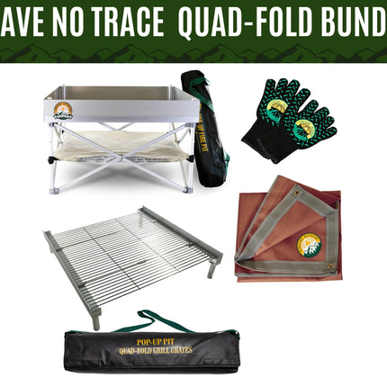 Portable Fire Pit Kit - Leave No Trace Bundle - Phoenix Fire Art Store