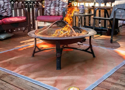 Fireproof Ground Mat – Ember Mat for Fire Pit & Grill Protection - Phoenix Fire Art Store