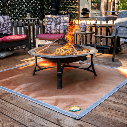 Fireproof Ground Mat – Ember Mat for Fire Pit & Grill Protection - Phoenix Fire Art Store