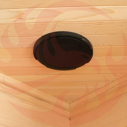 Blisspod, Vienna, Corner Spacious Far Infrared Sauna Canadian Hemlock Ultra Low EMF, 12 Heaters, 4-5 Persons zoppinh
