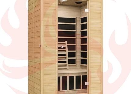 Blisspod, Vienna, Far Infrared Sauna Canadian Hemlock Very Low EMF Sauna, 4 Heaters – 2 Persons zoppinh