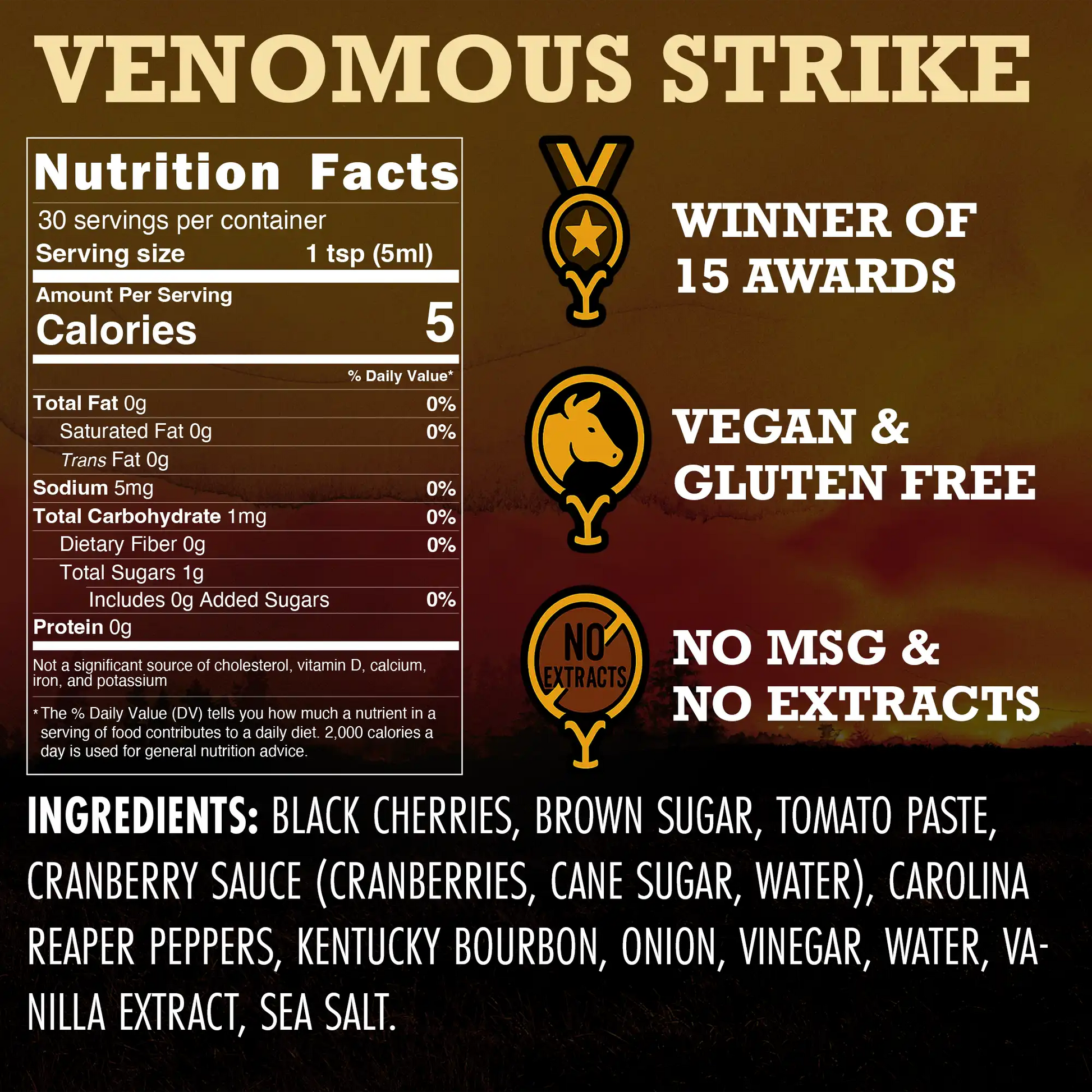 Venomous Strike (Reaper Hot Sauce) - Phoenix Fire Art Store
