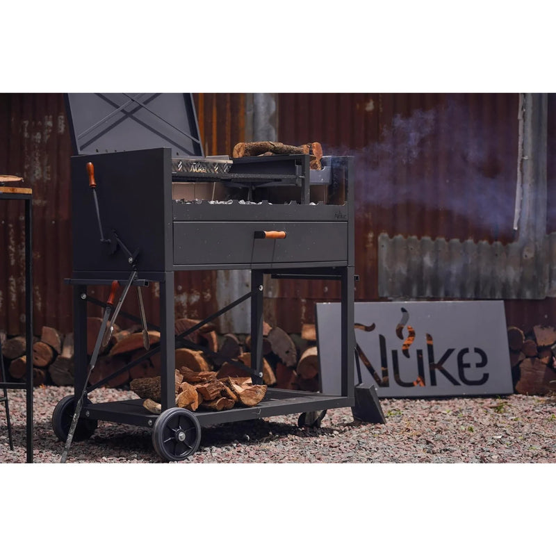 Nuke Delta 45" Argentine Charcoal Grill - The Backyard Beast That Makes Your Neighbors Jealous