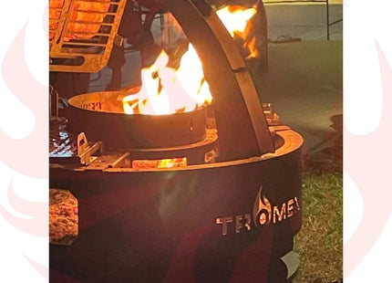 Tromen Duomo Ceibo Firepit Grill | Open Fire Argentine Grill - Phoenix Fire Art Store