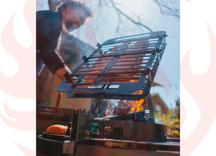 Tromen Duomo Ceibo Firepit Grill | Open Fire Argentine Grill - Phoenix Fire Art Store