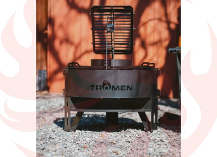 Tromen Duomo Ceibo Firepit Grill | Open Fire Argentine Grill - Phoenix Fire Art Store