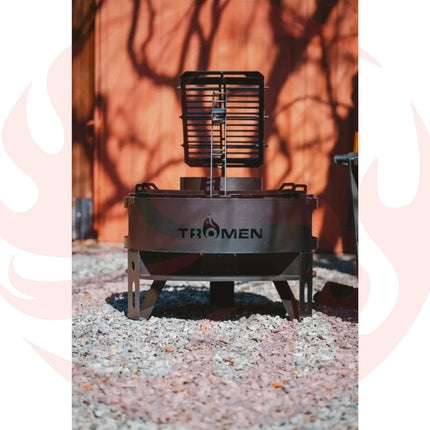 Tromen Duomo Ceibo Firepit Grill | Open Fire Argentine Grill - Phoenix Fire Art Store