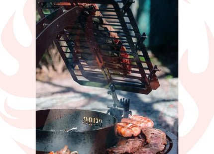 Tromen Duomo Ceibo Firepit Grill | Open Fire Argentine Grill - Phoenix Fire Art Store