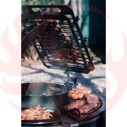Tromen Duomo Ceibo Firepit Grill | Open Fire Argentine Grill - Phoenix Fire Art Store