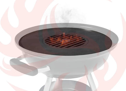 Arteflame Two-Piece Flat-Top Insert — Fits Weber® Kettle Charcoal Grills (Griddle Ring + Center Grill Grate) - Phoenix Fire Art Store