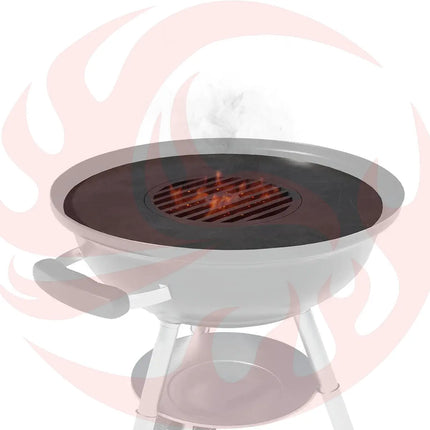 Arteflame Two-Piece Flat-Top Insert — Fits Weber® Kettle Charcoal Grills (Griddle Ring + Center Grill Grate) - Phoenix Fire Art Store