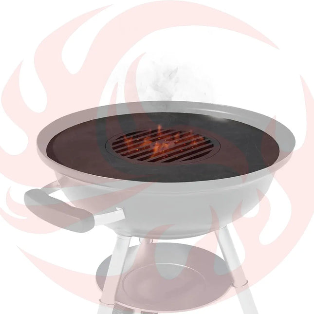 Arteflame Two-Piece Flat-Top Insert — Fits Weber® Kettle Charcoal Grills (Griddle Ring + Center Grill Grate) - Phoenix Fire Art Store