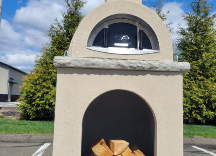 Traditional Wood Fired Brick Pizza Oven - Sierra Dune with Matching Base ProForno