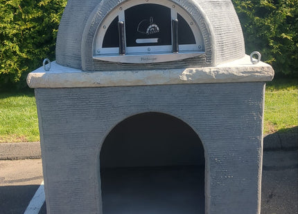 Traditional Wood Fired Brick Pizza Oven - Naked with Matching Base ProForno