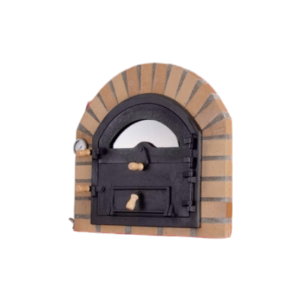 Traditional Wood Fired Brick Pizza Oven - Royal w/Portable Steel Base ProForno