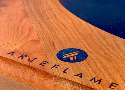 Custom Cherry Wood Cutting Block for 40" Arteflame Grills - Elegant and Durable - Phoenix Fire Art Store