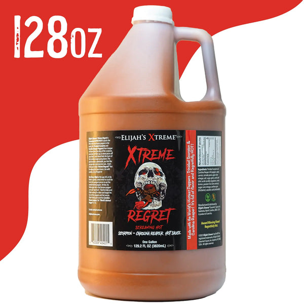 Xtreme Regret Hot Sauce Gallon (128oz) - Phoenix Fire Art Store