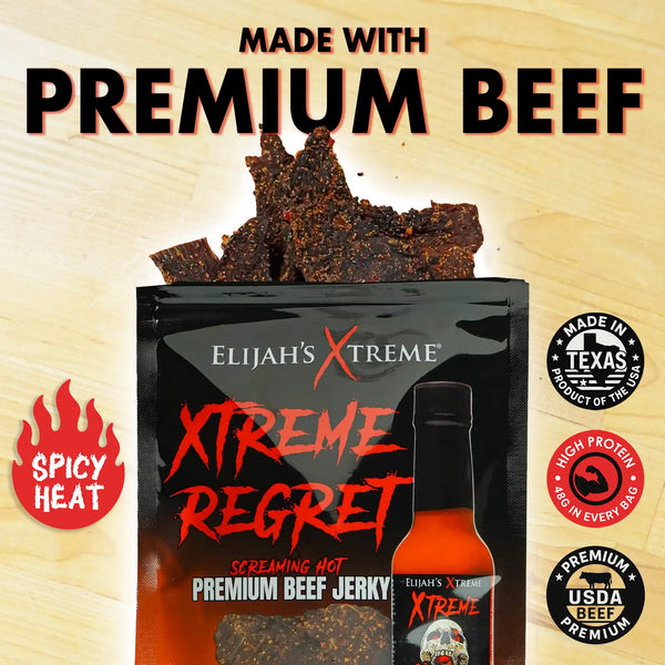 Xtreme Regret Spicy Beef Jerky - Phoenix Fire Art Store
