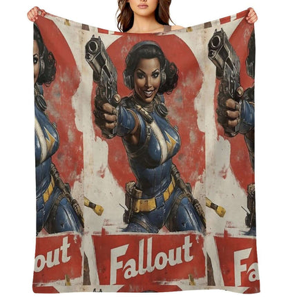 Fallout Gaming Blanket - Soft Flannel Throw