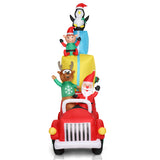 LED Lights Courtyard Santa Decoration - Phoenix Fire Art Store