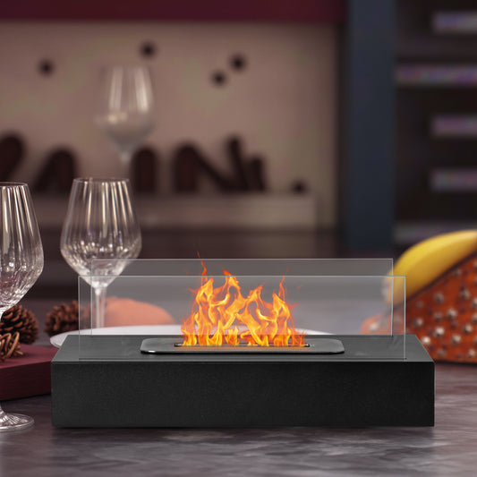 2 Pack Rectangular Outdoor Smokeless Fire Pits With Windshield & Telescoping Roasting Forks