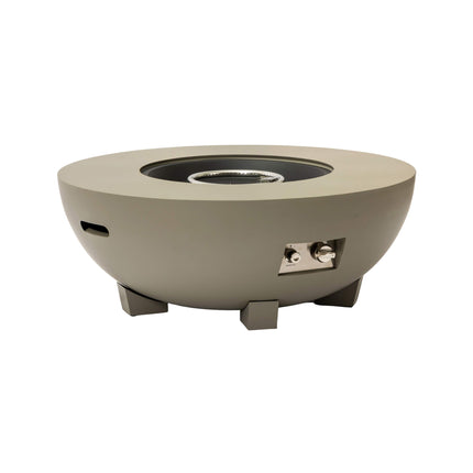 Alora Premium 36-Inch Round Outdoor Iron Patio Fire Pit Table With Metal Cover (SAK71954)