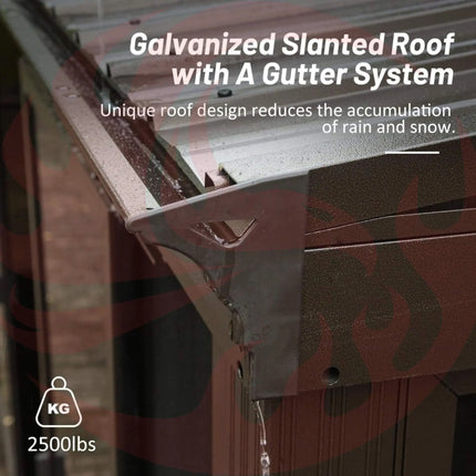 [10x12FT] Alora Premium Against Wall Mounted Solarium Sunroom With Galvanized Steel Sloping Roof (SAK96375) SAKSBY WHOLESALE