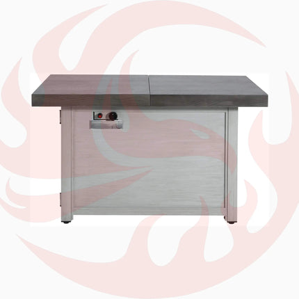 Alora Premium 50K BTU Rectangle Outdoor Aluminum Fire Pit Table (SAK70248) - Phoenix Fire Art Store