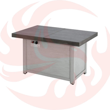 Alora Premium 50K BTU Rectangle Outdoor Aluminum Fire Pit Table (SAK70248) - Phoenix Fire Art Store