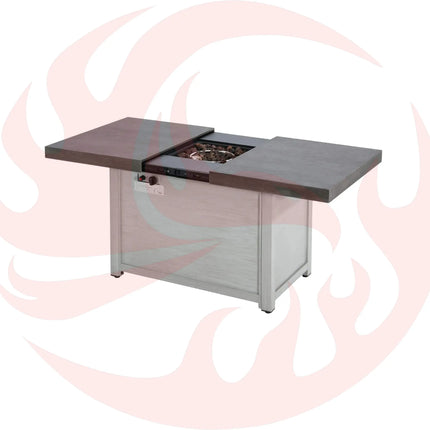Alora Premium 50K BTU Rectangle Outdoor Aluminum Fire Pit Table (SAK70248) - Phoenix Fire Art Store