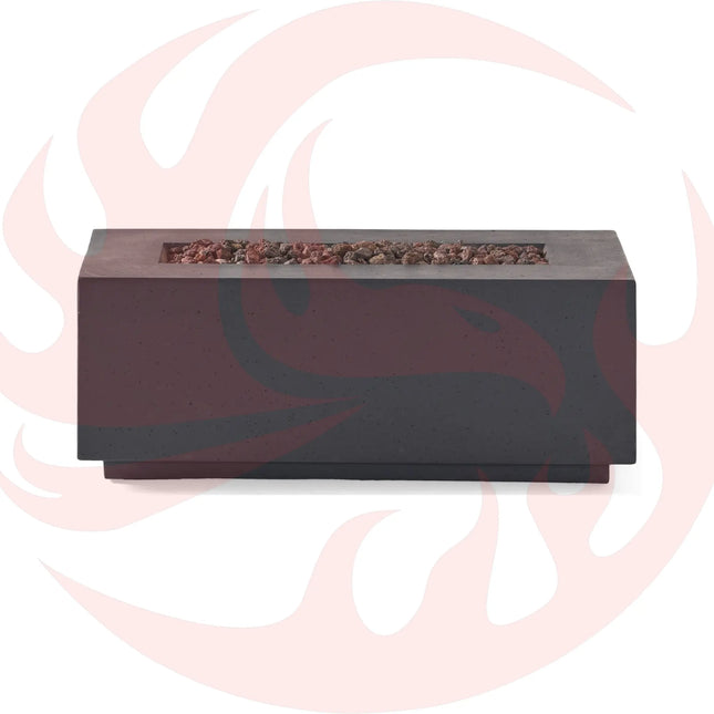 Alora Premium Outdoor Contemporary 40K BTU Rectangular Propane Gas Fire Pit Table (SAK96153) SAKSBY WHOLESALE