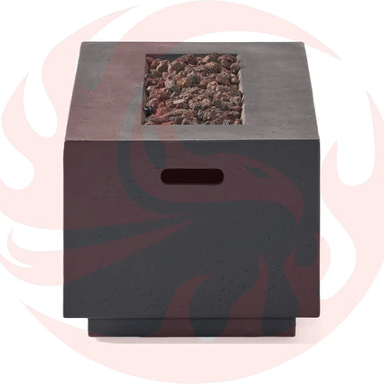 Alora Premium Outdoor Contemporary 40K BTU Rectangular Propane Gas Fire Pit Table (SAK96153) SAKSBY WHOLESALE