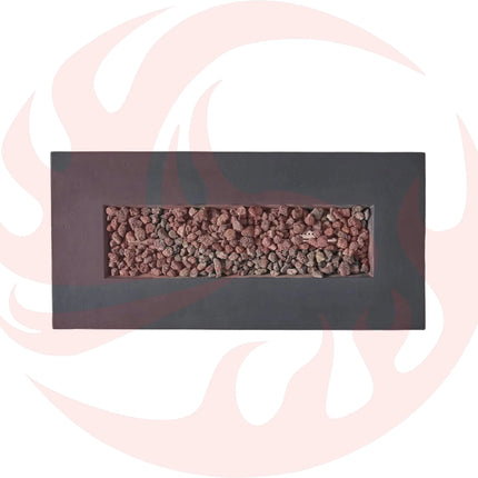 Alora Premium Outdoor Contemporary 40K BTU Rectangular Propane Gas Fire Pit Table (SAK96153) SAKSBY WHOLESALE