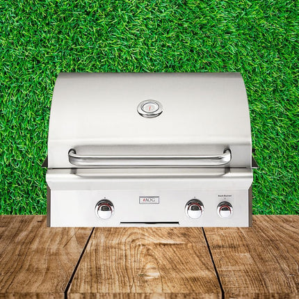 American Outdoor Grill 24NBL L-Series 2-Burner Built-In Natural Gas Grill W/ Rotisserie Kit, 24" [24NBL] (SAK81425)