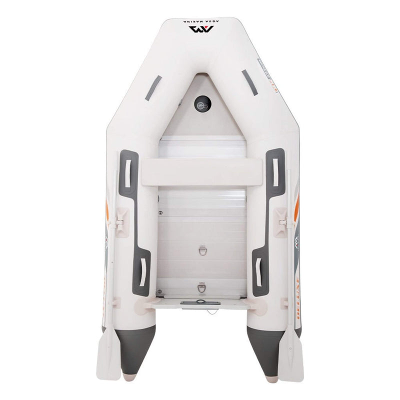 Aqua Marina A-Deluxe 4-Person Inflatable Speed Boat With Comfortable Rowing Seat And Adjustable Center Feet, 8FT  (SAK20456)